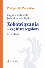 Zobowiązania - część szczegółowa - Janina Panowicz-Lipska