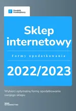 Sklep internetowy – formy opodatkowania 2022/2023 - Kinga Jańczak