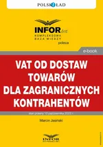 VAT od dostaw towarów dla zagranicznych podatników - Marcin Jasiński