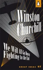 We Will All Go Down Fighting to the End - Outlet - Winston Churchill