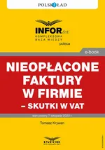 Nieopłacone faktury w firmie – skutki w VAT - Tomasz Krywan