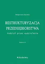 Restrukturyzacja przedsiębiorstwa - Małgorzata Garstka