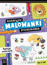 Edukacyjne malowanki przedszkolaka Rysuję zwierzęta - Olga Kłodnicka