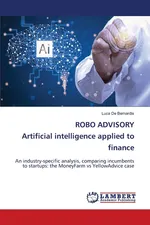 ROBO ADVISORY Artificial intelligence applied to finance - Bernardis Luca De