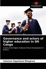 Governance and actors of higher education in DR Congo - Bitagirwa Salomon Zigashane