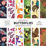 Beautiful Butterflies Scrapbook Paper - Better Crafts Make