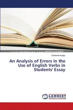 An Analysis of Errors in the Use of English Verbs in Students' Essay - Catherine Ilupeju