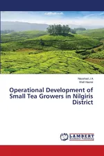 Operational Development of Small Tea Growers in Nilgiris District - A Naushad J