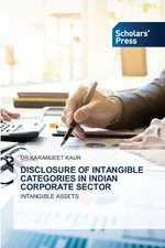 DISCLOSURE OF INTANGIBLE CATEGORIES IN INDIAN CORPORATE SECTOR - DR.KARAMJEET KAUR