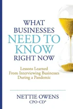 What Businesses Need To Know Right Now - Nettie Owens