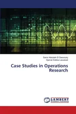 Case Studies in Operations Research - Dessouky Samir Abdullah El