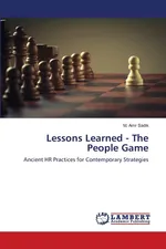 Lessons Learned - The People Game - M. Amr Sadik