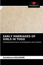 EARLY MARRIAGES OF GIRLS IN TOGO - Essohouna BALAKIME