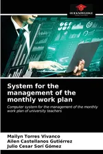 System for the management of the monthly work plan - Vivanco Mailyn Torres