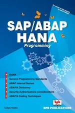 SAP/ABAP HANA PROGRAMMING - Sudipta Malakar