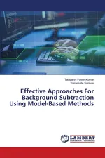 Effective Approaches For Background Subtraction Using Model-Based Methods - Tadiparthi Pavan Kumar