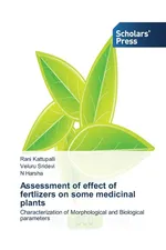 Assessment of effect of fertlizers on some medicinal plants - Rani Kattupalli