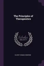 The Principles of Therapeutics - Oliver Thomas Osborne