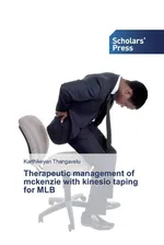Therapeutic management of mckenzie with kinesio taping for MLB - Karthikeyan Thangavelu