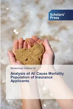 Analysis of All Cause Mortality Population of Insurance Applicants - Muhammad Ghafoor Ali