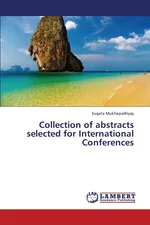 Collection of Abstracts Selected for International Conferences - Sugata Mukhopadhyay