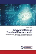 Behavioral Hearing Threshold Measurements - Sushant Gupta