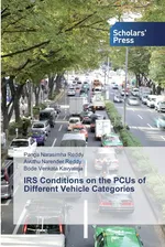 IRS Conditions on the PCUs of Different Vehicle Categories - Panga Narasimha Reddy