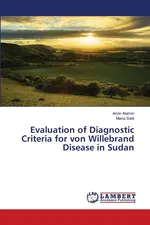 Evaluation of Diagnostic Criteria for von Willebrand Disease in Sudan - Amin Alamin