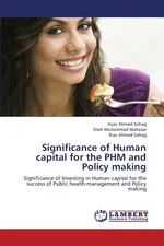 Significance of Human Capital for the Phm and Policy Making - Aijaz Ahmed Sohag