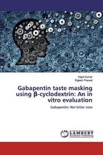 Gabapentin taste masking using ß-cyclodextrin - Kapil Kumar