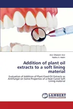 Addition of Plant Oil Extracts to a Soft Lining Material - Aziz Ghanem Aziz