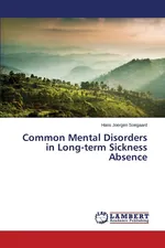 Common Mental Disorders in Long-term Sickness Absence - Hans Joergen Soegaard