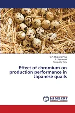 Effect of chromium on production performance in Japanese quails - G.P. Moghana Priya