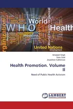 Health Promotion. Volume II - Amarjeet Singh