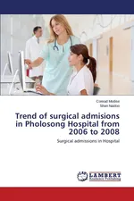 Trend of surgical admisions in Pholosong Hospital from 2006 to 2008 - Conrad Modise