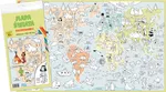 Mapa świata Kolorowanka XL 2 sztuki