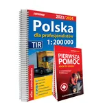 Polska dla profesjonalistów Atlas samochodowy + instrukcja pierwszej pomocy 1:200 000