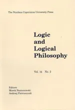 Logic and Logical Philosphy, Vol. 14, No. 2