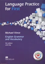 Language Practice for First Książka ucznia bez klucza Macmillan Practice Online - Michael Vince
