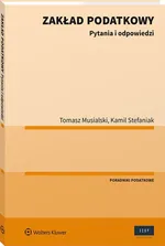 Zakład podatkowy - Tomasz Musialski