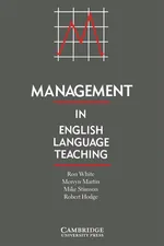 Management in English Language Teaching - Ron White