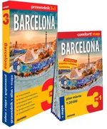 Barcelona 3w1 przewodnik + atlas + mapa - Rogala Larysa