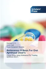 Amlexanox- A Boon For Oral Aphthous Ulcer's - Darshan D. D.