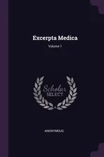 Excerpta Medica; Volume 1 - Anonymous