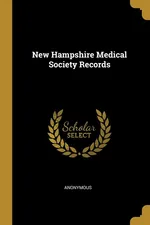New Hampshire Medical Society Records - Anonymous
