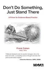 Don't Do Something, Just Stand There - Cohen Frank