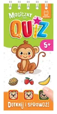 Magiczny quiz z małpką Dotknij i sprawdź - Anna Podgórska