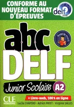 ABC DELF A2 junior scolaire książka + CD - Lucile Chapiro
