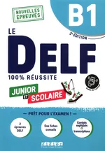 DELF 100% reussite B1 juior et scolaire książka - Romain Chretien