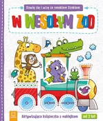 Bawię się i uczę ze smokiem Dżokiem W wesołym zoo Aktywizująca książeczka z naklejkami od 3 lat - Katarzyna Łanocha